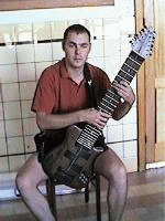 Gerald with his guitar