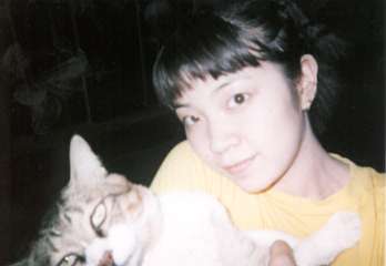 me and my cat, Pooh