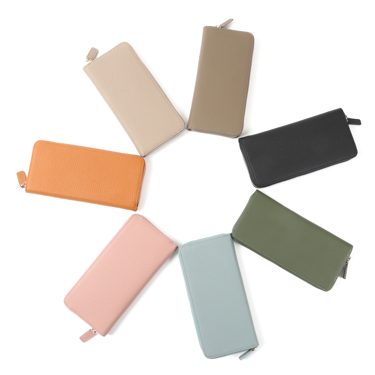 薄型ラウンド長財布