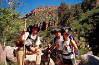 Me, Ron, Brad, and the dog Spike in Hell's Hole.