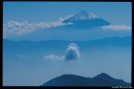 Mt Fuji seen from Mt Kinpu