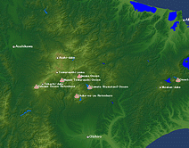 Map of Hokkaido.