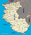 Map of Wakayama prefecture.