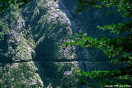 The trail in Kurobe canyon.