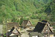 Shirakawa village in Toyama prefecture.