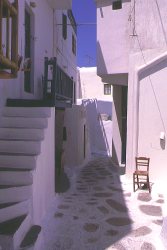 ミコノス島/路地の様子/ギリシャ