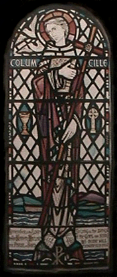 Saint Columba from the chapel in Iona Abbey